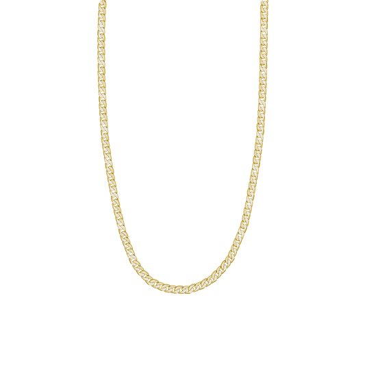 9K Gold Curb Chain 18 / 20 / 22 inch