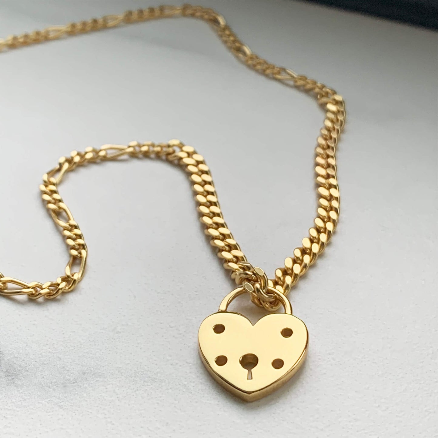 PAWNSHOP SIGNATURE HEART PADLOCK NECKLACE