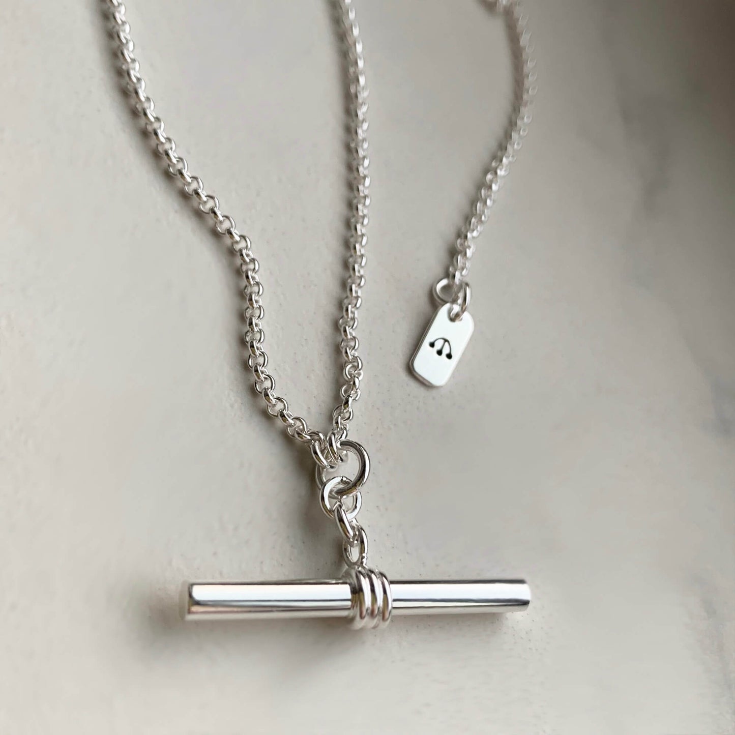 PAWNSHOP SIGNATURE FINE T BAR NECKLACE